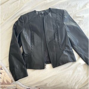 Vintage Black leather jacket perfect condition FROM NORDSTROM